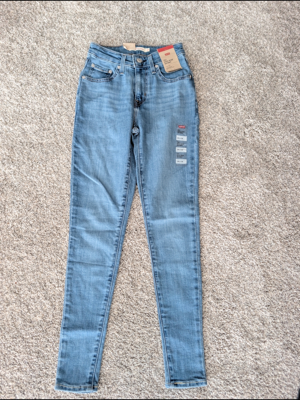 Levi's Women's Light Blue High-Rise Skinny Jeans